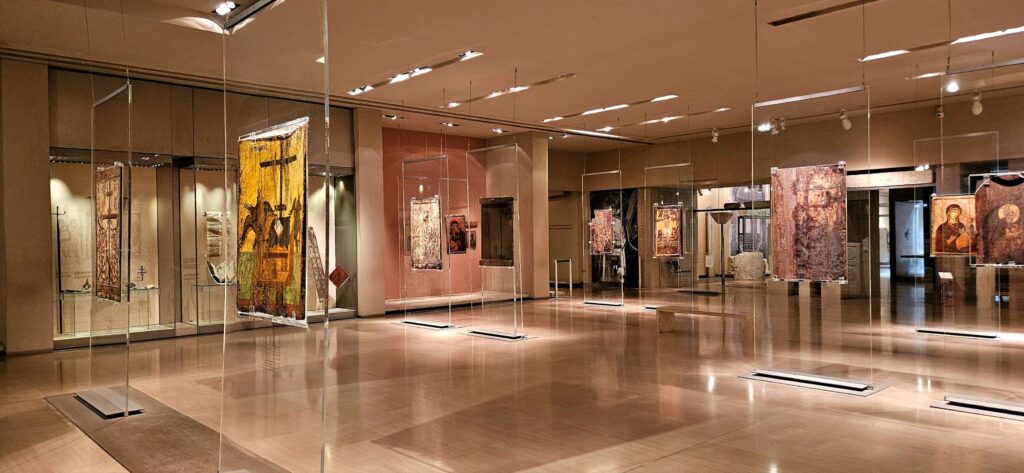 Hall with Icons - Byzantine & Christian Museum Athens