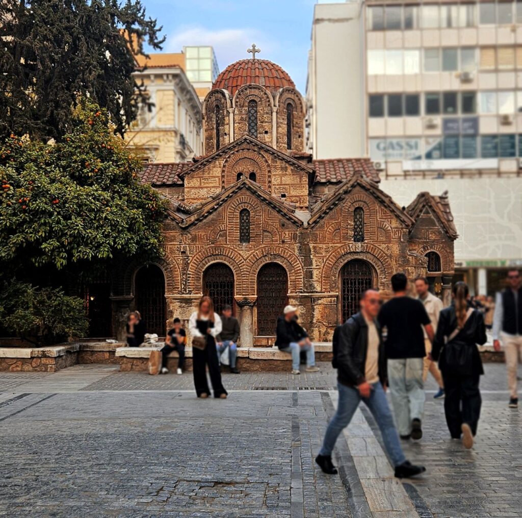 Kapnikarea Church street vista